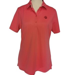 Vineyard Vines Performance *Flaw* Pink Short Sleeve Polo Shirt - Sz S